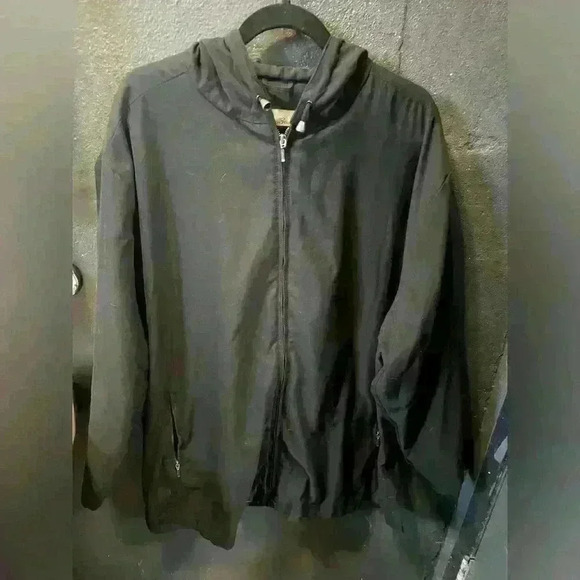 Women’s Eddie Bauer Black Hooded Light Weight Jacket Size XXL - Picture 1 of 3